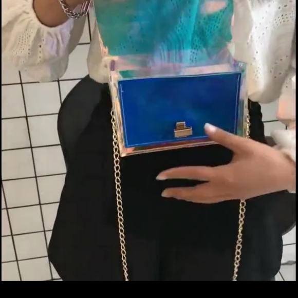 Clear Transparent Handbag PVC Crossbody Womens - Picture 4 of 12